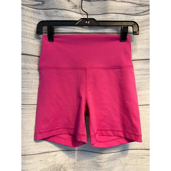 Yogalicious Lux Pink Workout Shorts Size M - Picture 1 of 3